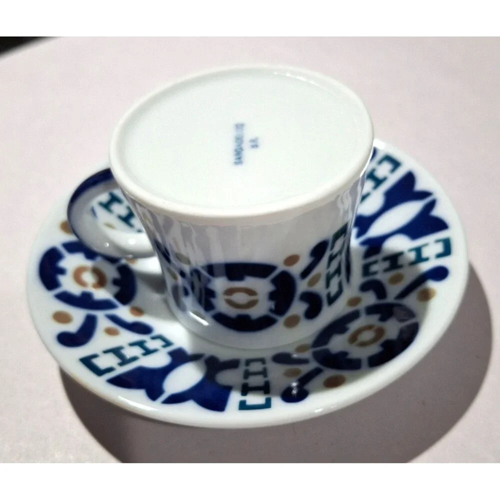 Rare Sargadelos Burela Cup & Saucer Coffee Set